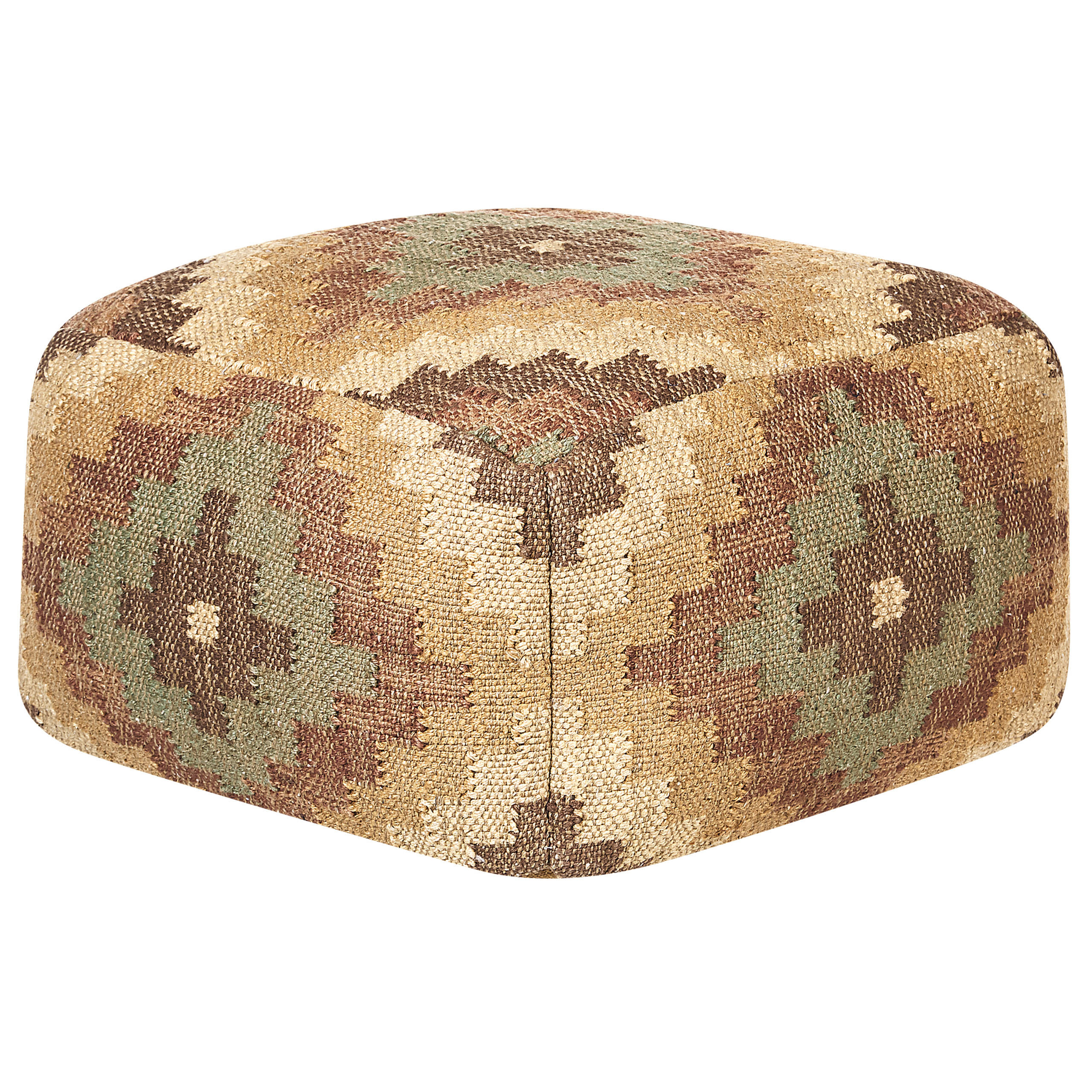 POUF Maguri 50/50/30 cm - Braun, Naturmaterialen (50/30/50cm) - Beliani