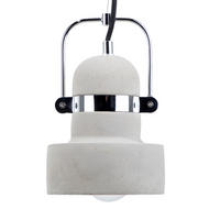 HÄNGELEUCHTE Verde 14/14/116 cm - Grau, Stein (14/14/116cm) - Beliani