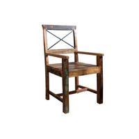 STUHL Altholz 52x50x95 mehrfarbig lackiert NATURE OF SPIRIT #27 - Multicolor, Holz (52/95/50cm) - Massivmoebel24