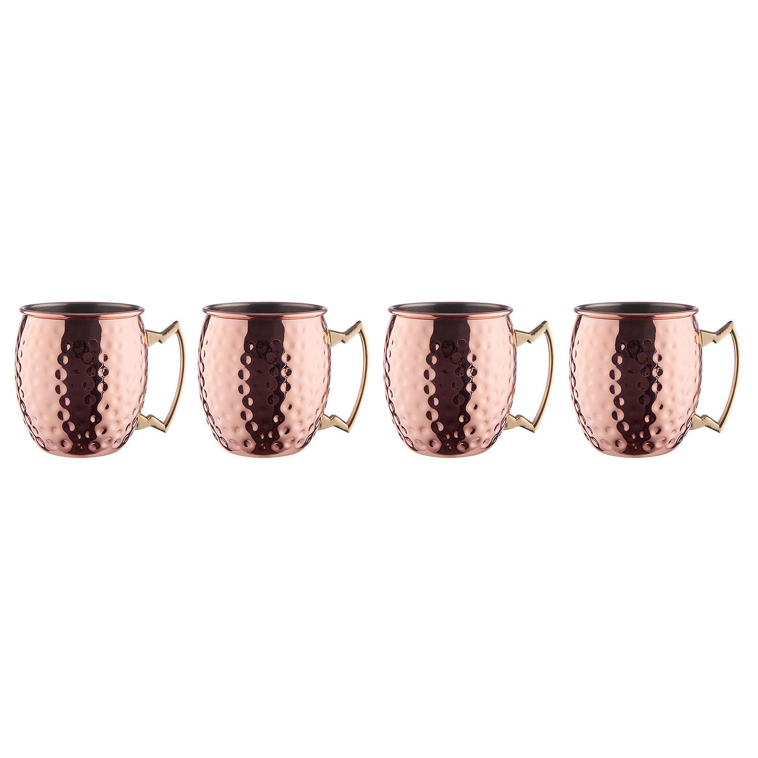 BECHER (4er Set) Moscow Mule - Roségold, Metall (0.47L) - BUTLERS