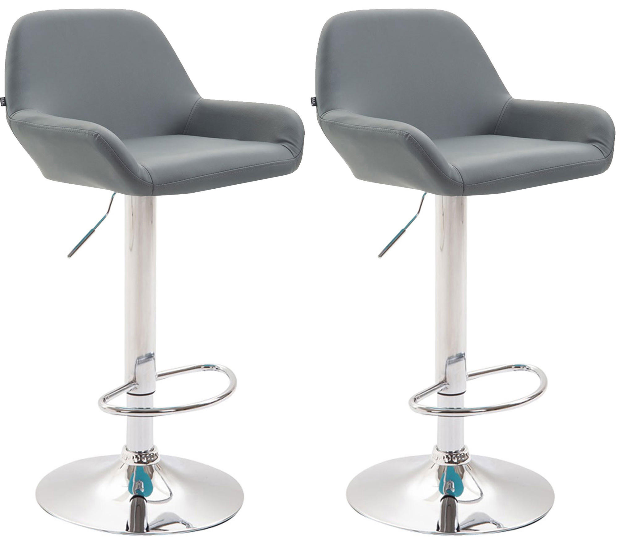 Deluke Barhocker Grau 51x89x52 cm