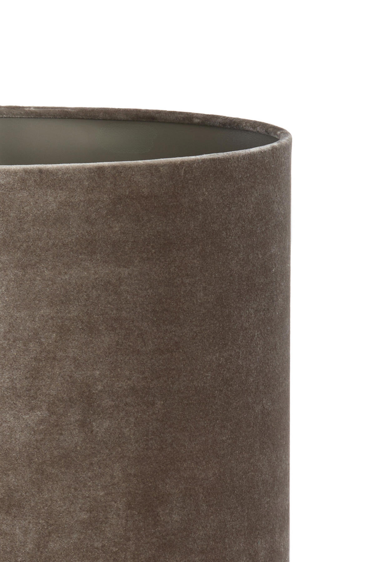 LAMPENSCHIRM Palata Braun Ø40/30 cm - Braun, Textil (40/40/30cm) - Light & Living