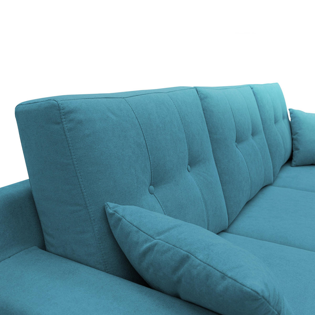 ECKSOFA Danish - Hellblau, Textil (237/91cm) - Divani.store