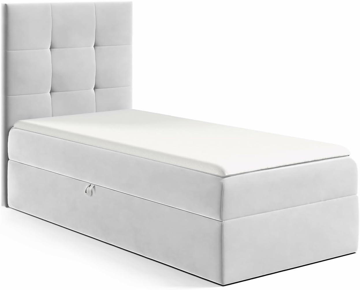 KINDERBETT MINO 2 - Hellgrau, Holzwerkstoff (104/208cm) - Meblini