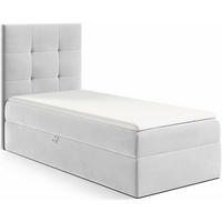 KINDERBETT MINO 2 - Hellgrau, Holzwerkstoff (104/208cm) - Meblini