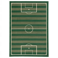 TRENDLINE TEPPICH FUSSBALLPLATZ - Grün, Textil (80/150cm) - Pergamon