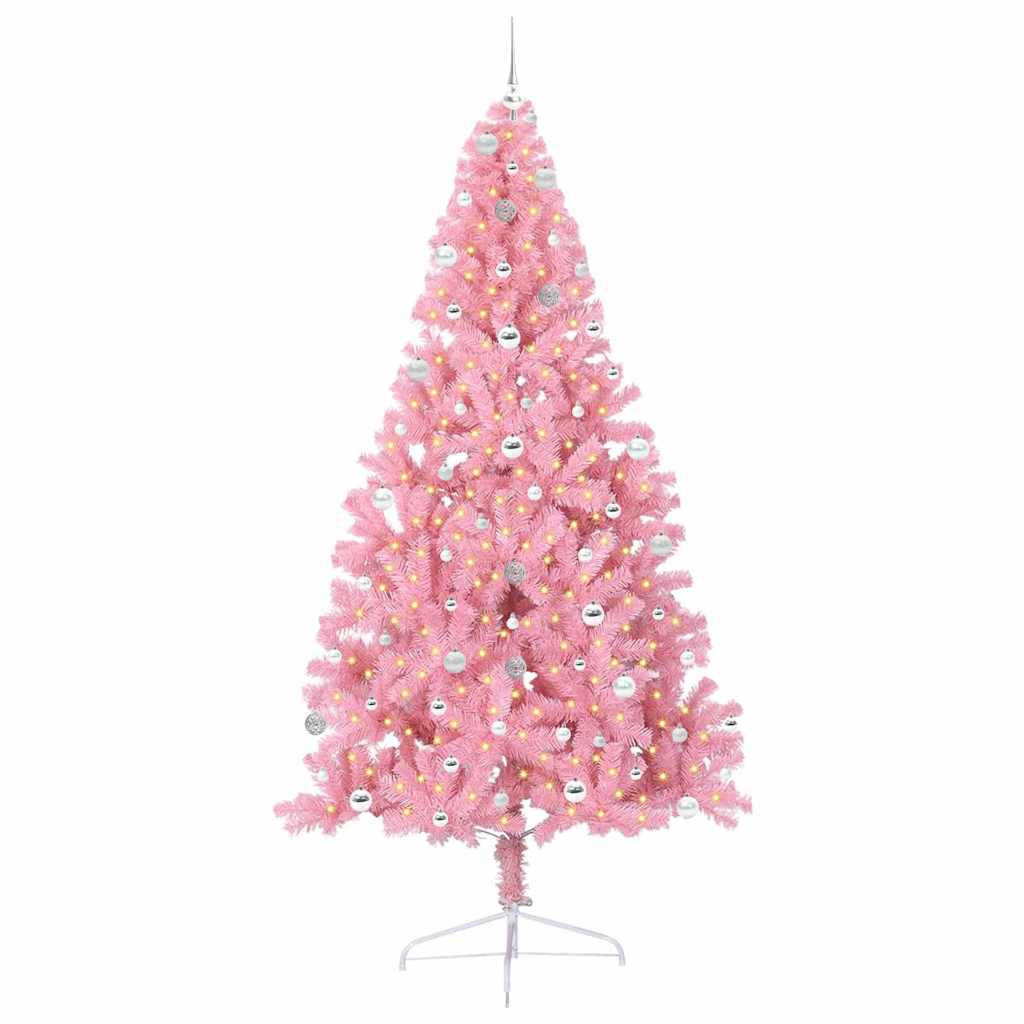 vidaXL Weihnachtsbaum Rosa 240 cm