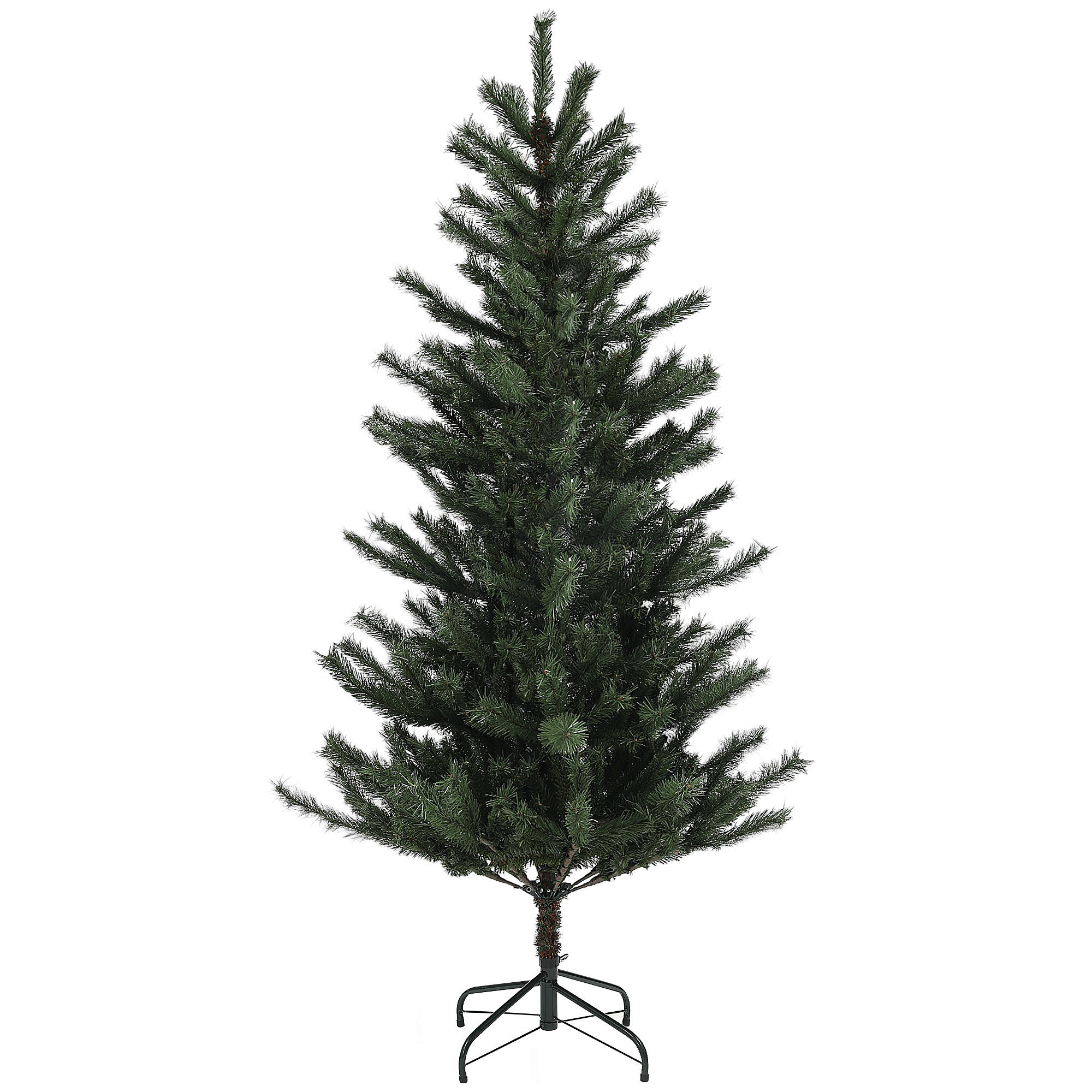 KÜNSTLICHER Weihnachtsbaum, 180 cm Christbaum mit 467 Spitzen für Weihnachten - Grün, Kunststoff/Metall (180cm) - HOMCOM