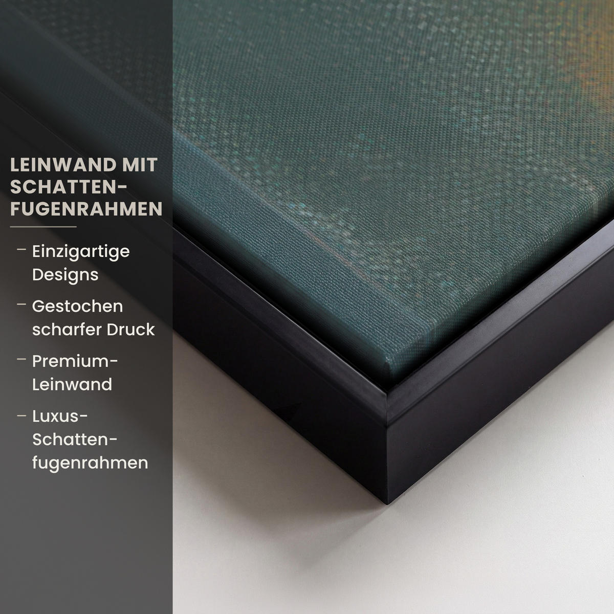 LEINWAND Bilder mit Rahmen - Frau - Kunst - Schmuck - Porträt - 80x120 - Blaugrau, Textil (80/120cm) - MuchoWow