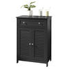 BADEZIMMERSCHRANK Grau - Grau, Holzwerkstoff (60/87/35cm) - SoBuy