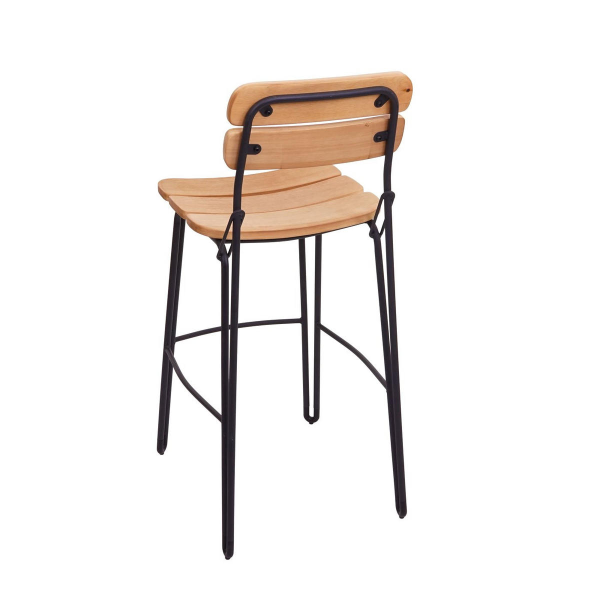 BARHOCKER Braun 2er-Set - Braun, Holz (44/105/57cm) - MCW