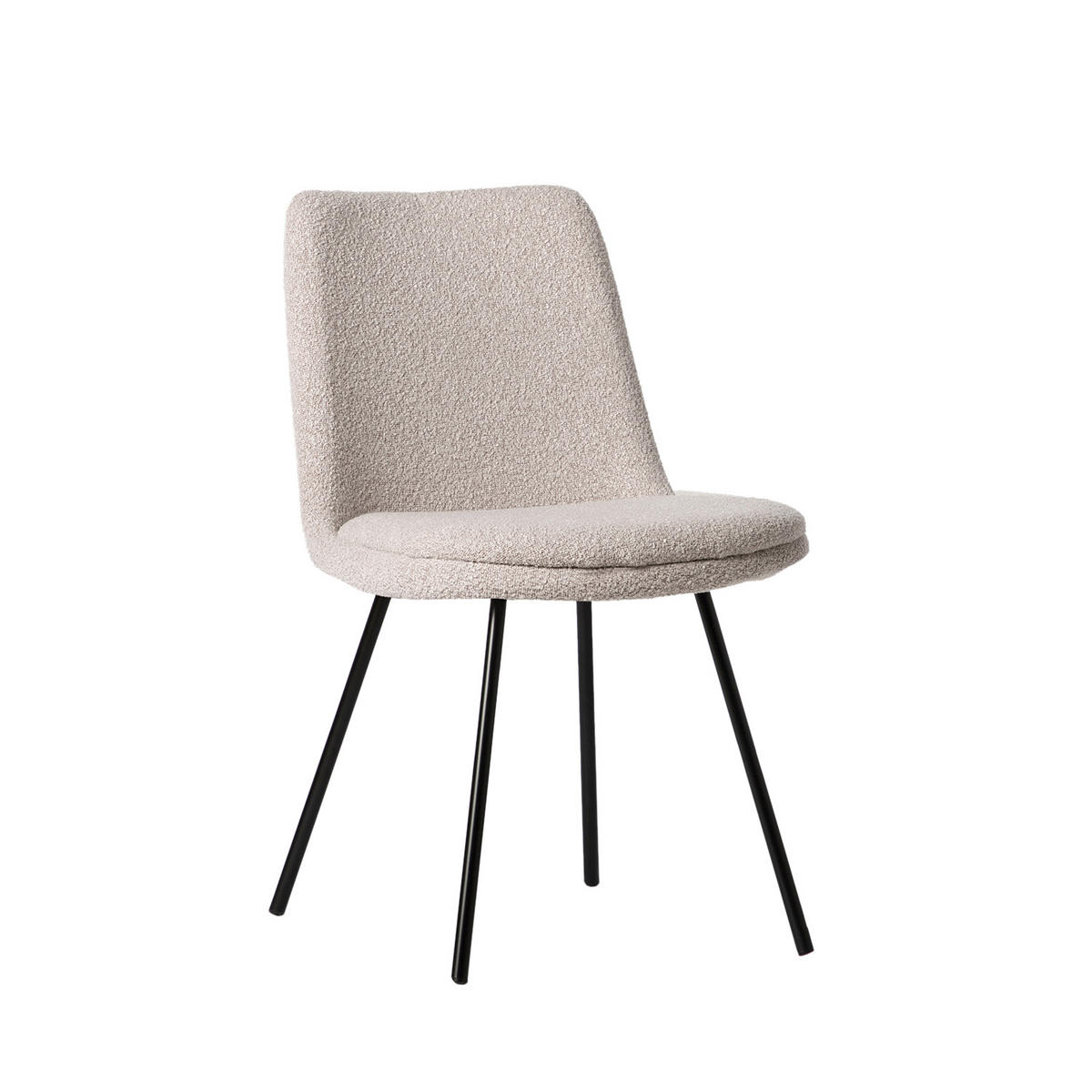 ESSZIMMERSTUHL Tera Grau 46 cm x 83 cm - Grau, Textil (46/83/61cm) - Klast Home