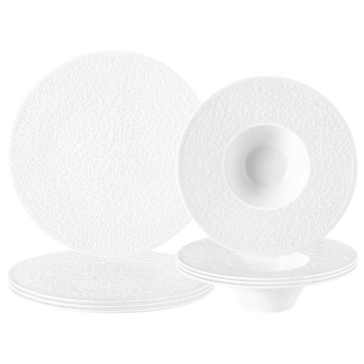 PIZZA- UND PASTA-SET Nori Home weiß 8er Set - Weiß, Keramik (1/1/1cm) - Seltmann Weiden