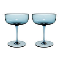 SEKTSCHALEN / DESSERTSCHALEN Like Glass Ice 100 ml 2er Set - Blau, Glas (0.1L) - like.Villeroy & Boch