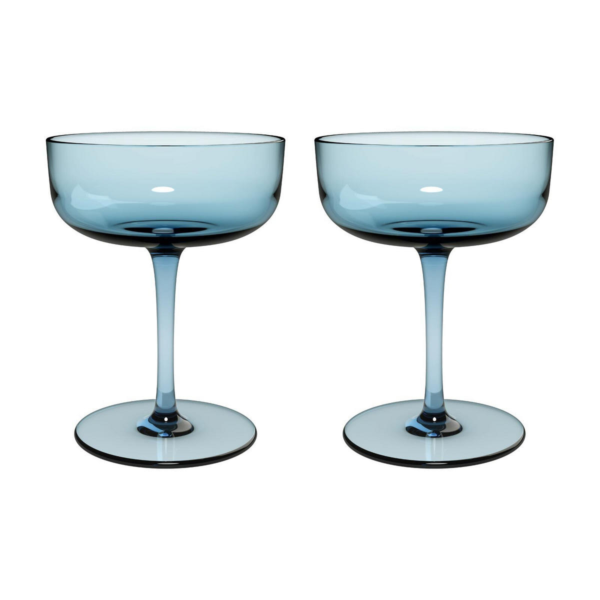 SEKTSCHALEN / DESSERTSCHALEN Like Glass Ice 100 ml 2er Set - Blau, Glas (0.1L) - like.Villeroy & Boch