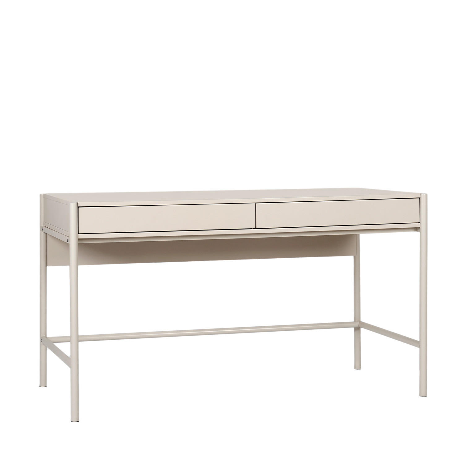 SCHREIBTISCH Cleo Grau 120 cm x 78 cm - Grau, Holzwerkstoff (60/120/78cm) - Klast Home