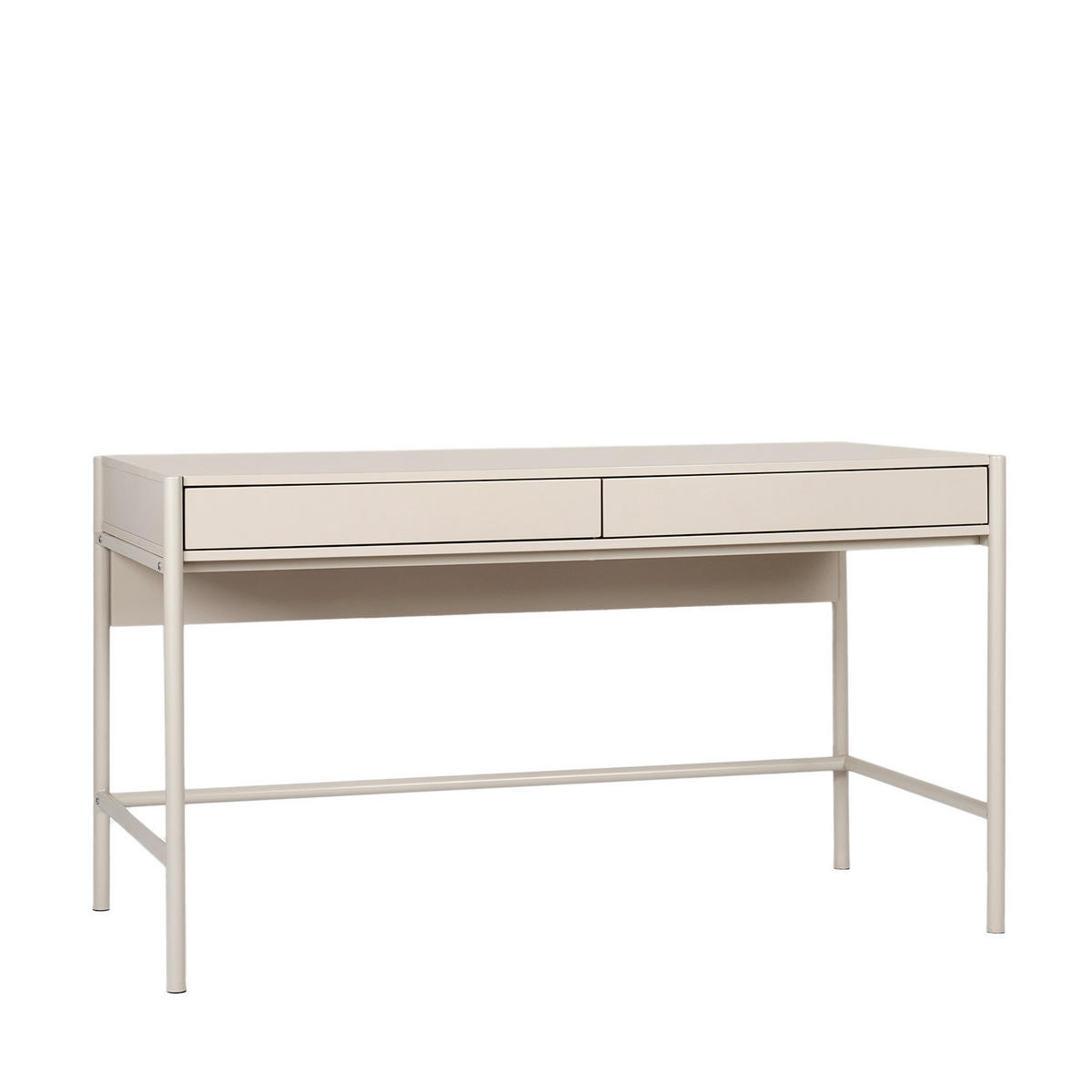 SCHREIBTISCH Cleo Grau 120 cm x 78 cm - Grau, Holzwerkstoff (60/120/78cm) - Klast Home