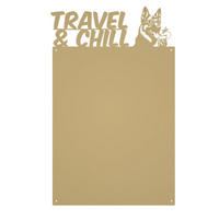MAGNETTAFEL Schäferhund Goldfarben 50x80 cm - Schwarz, Metall (50/80/0.7cm) - ANWICAR