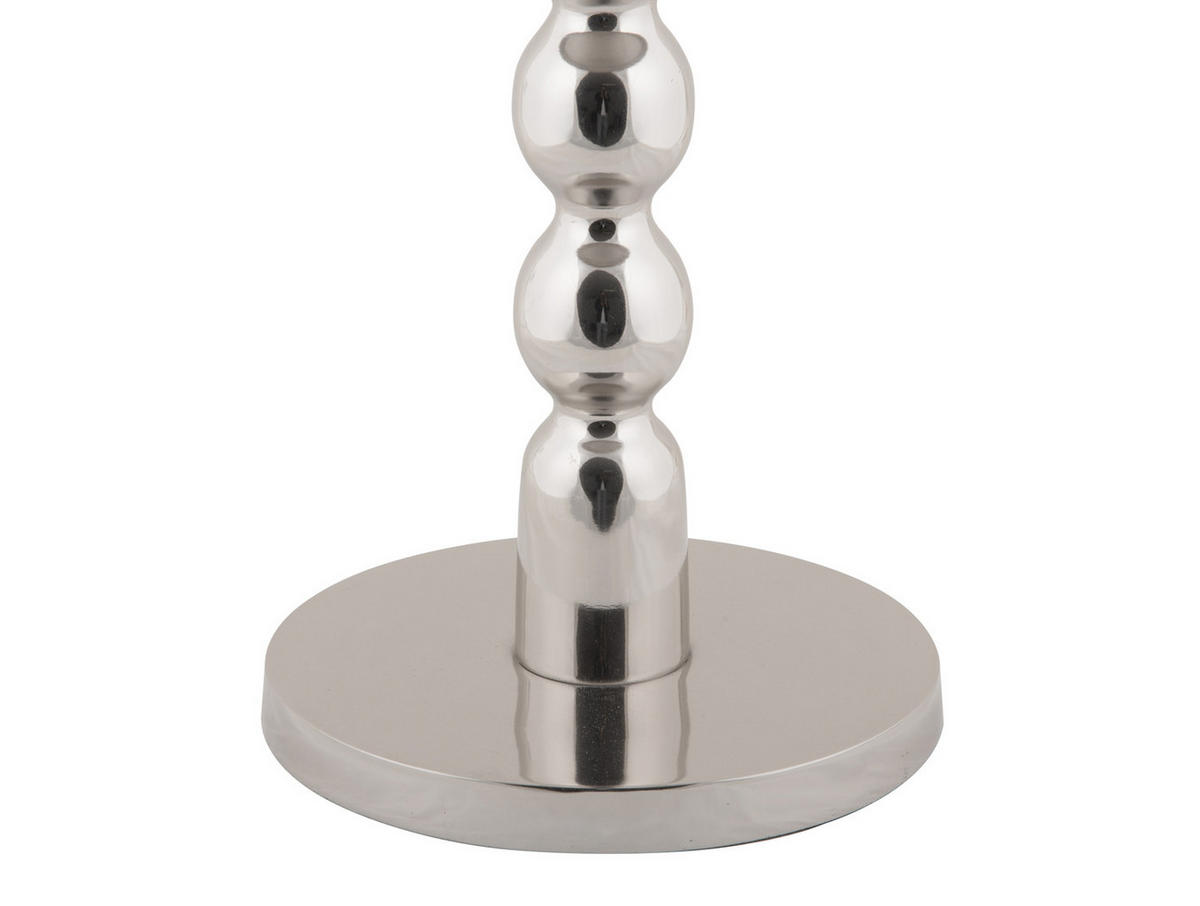 BEISTELLTISCH Sheen 39.5/39.5/43 cm - Silberfarben, Metall (39.5/39.5/43cm) - Leitmotiv