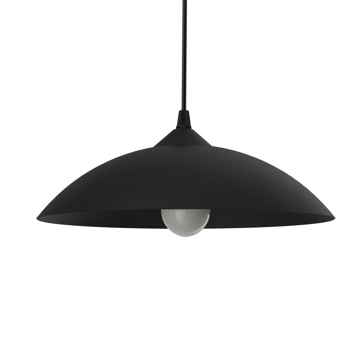 HÄNGELEUCHTE Flash - Schwarz, Metall (40/40/20cm) - Lumicom