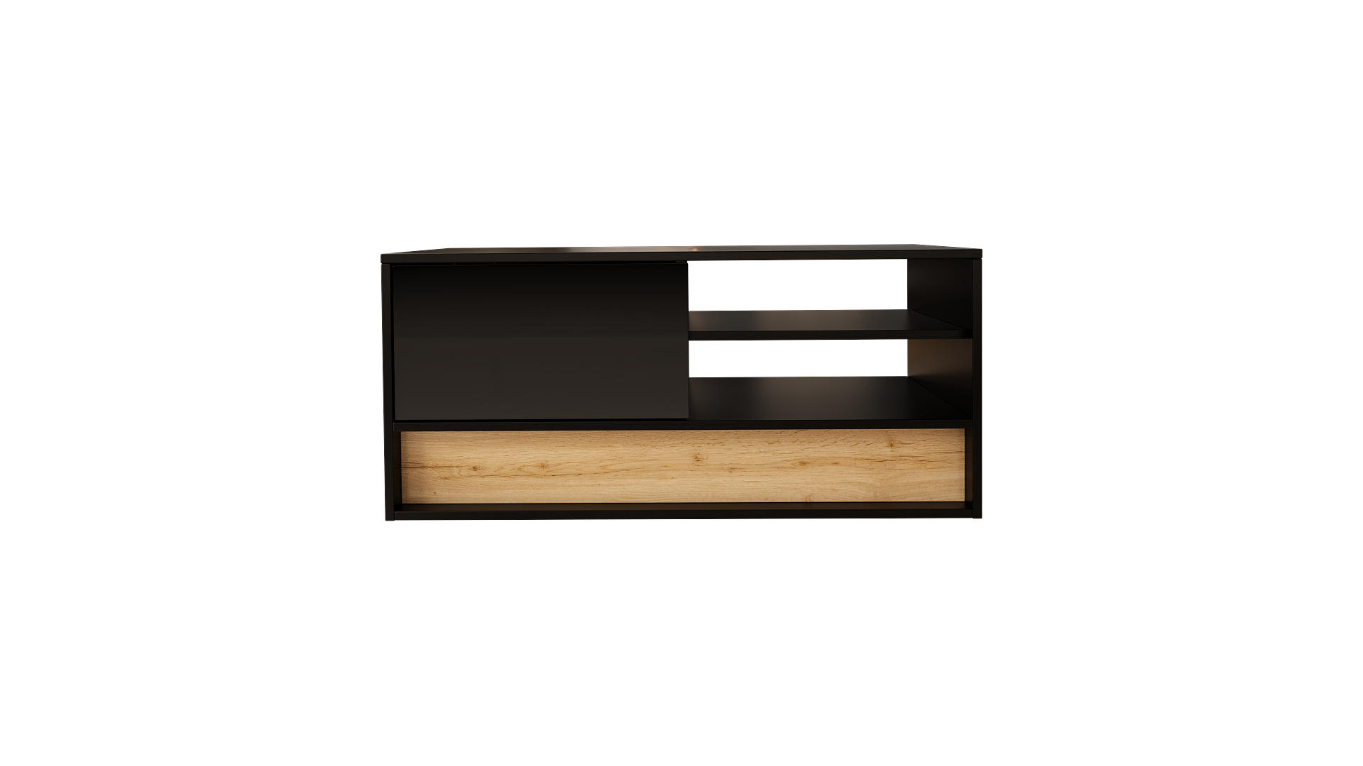 COUCHTISCH Vision Schwarz 100x45x45 - Schwarz, Holzwerkstoff (100/45/45cm) - AKL FURNITURE