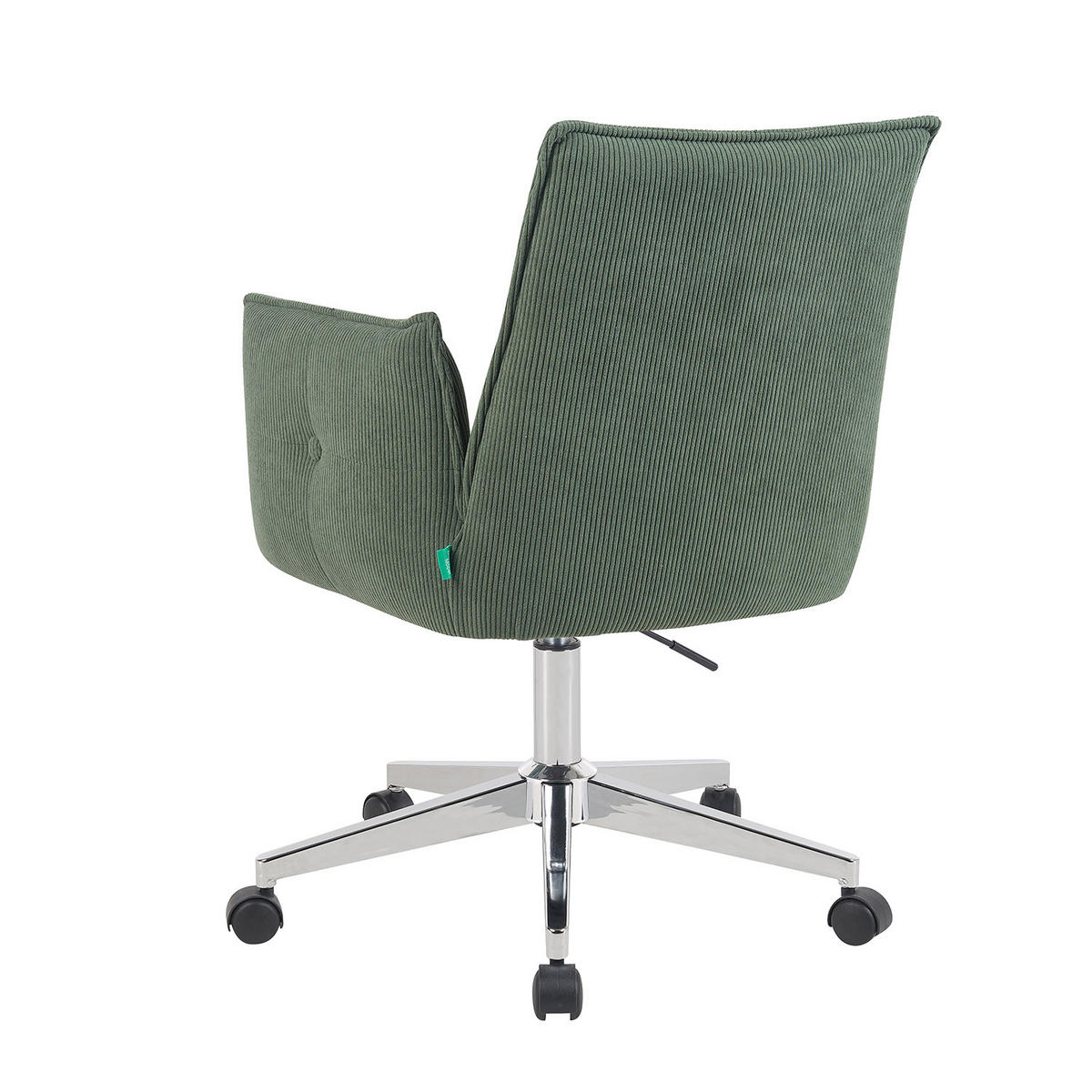 BÜROSTUHL Mika-Cleo - Chromfarben/Grün, Textil/Metall (60/85/63cm) - DUBI Möbel