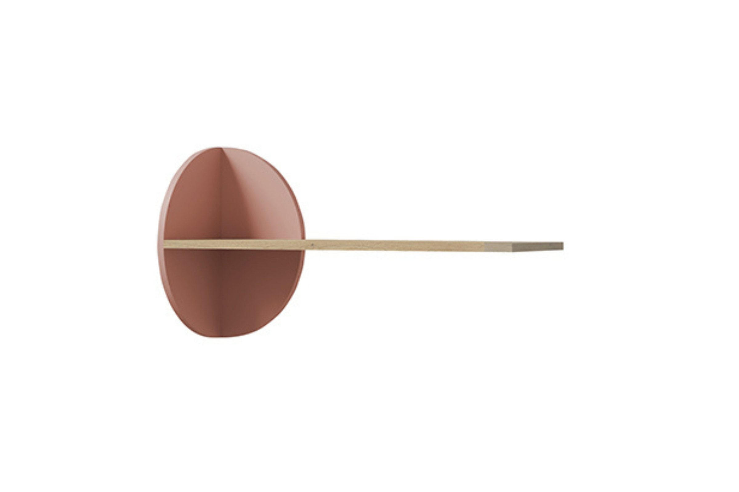 WANDREGAL LEXO 17 82/45/24 cm in Eiche Cremona/Puderrosa - Eichefarben/Rosa, Holzwerkstoff (82/45/24cm) - Deine Möbel 24
