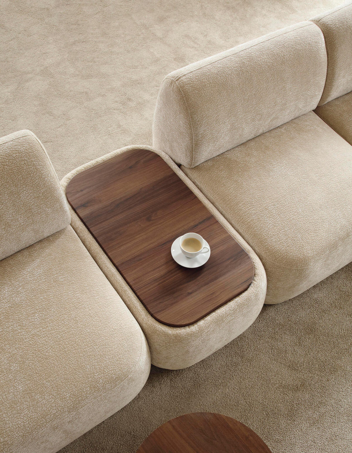 MODULSOFA NOBO Beige 56x97x40 cm - Beige, Textil (56/40/97cm) - FURNLUX
