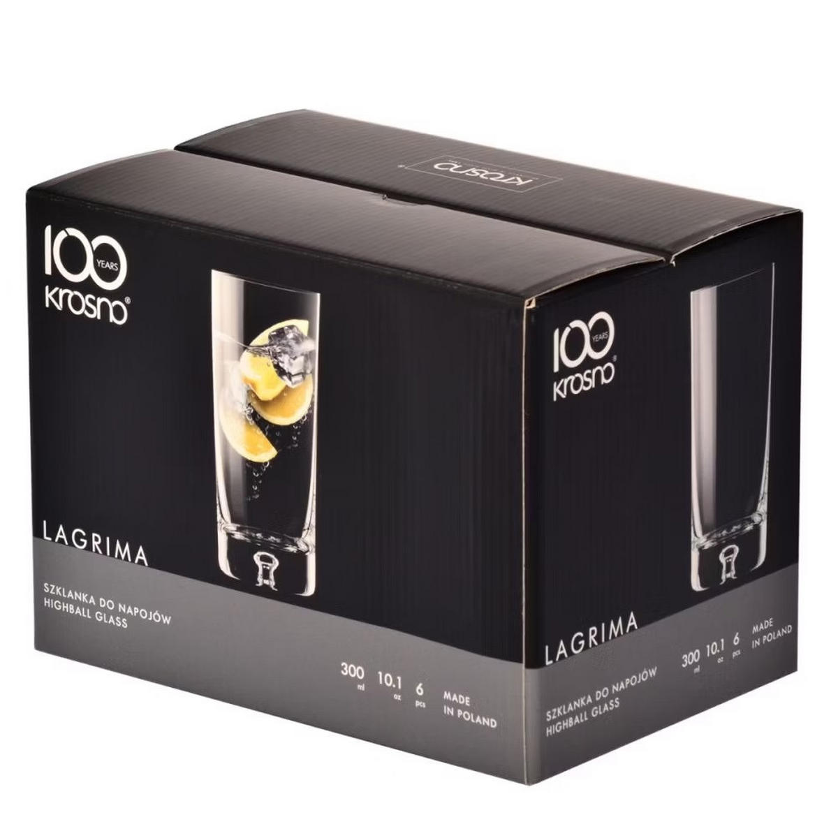 LONGDRINKGLÄSER, 6er-Set, 300 ml - Transparent, Glas (0.3L) - Krosno Glass