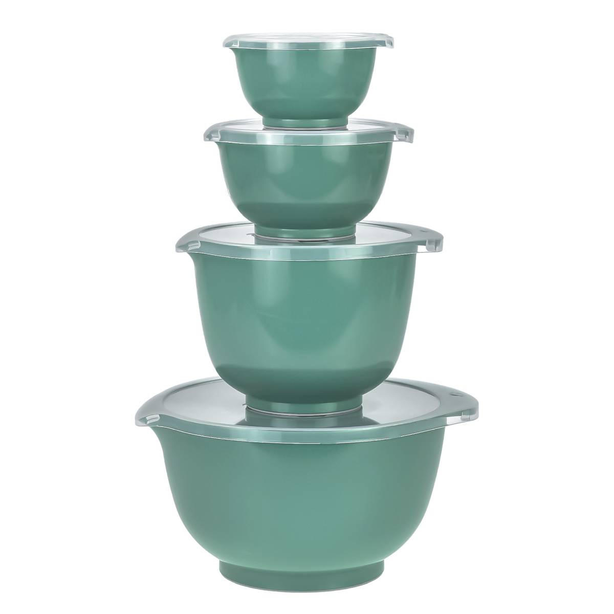 RÜHRSCHÜSSEL-SET Margrethe New türkis grün (4tlg) - Grün, Kunststoff (21/15cm) - Rosti