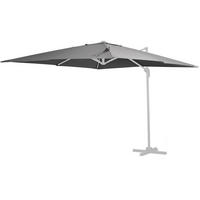SONNENSCHIRM sun 4 Grau - Grau, Metall (300/300cm) - Habitat Garten