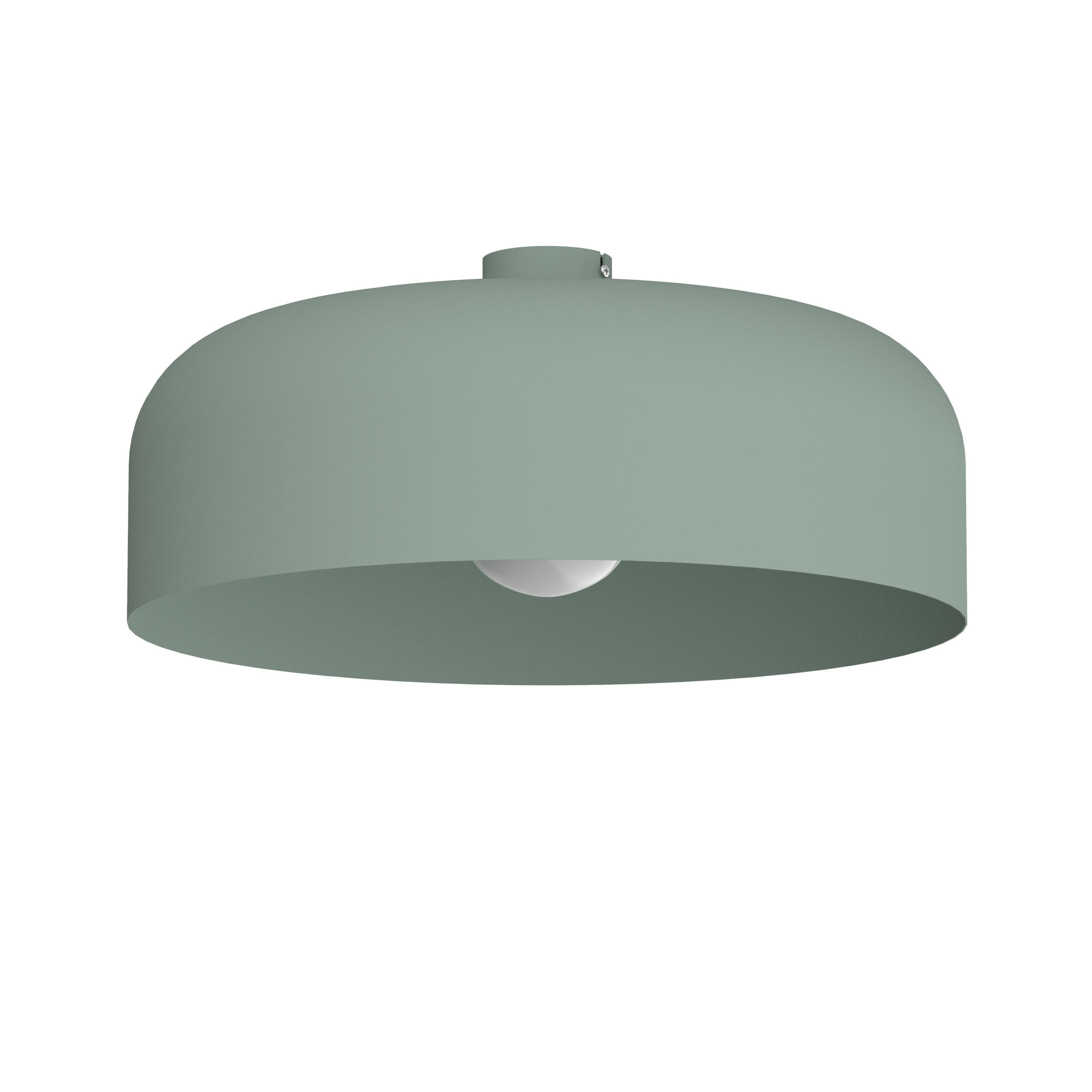 DECKENLEUCHTE - Grün, Metall (50/50/14cm) - Lumicom