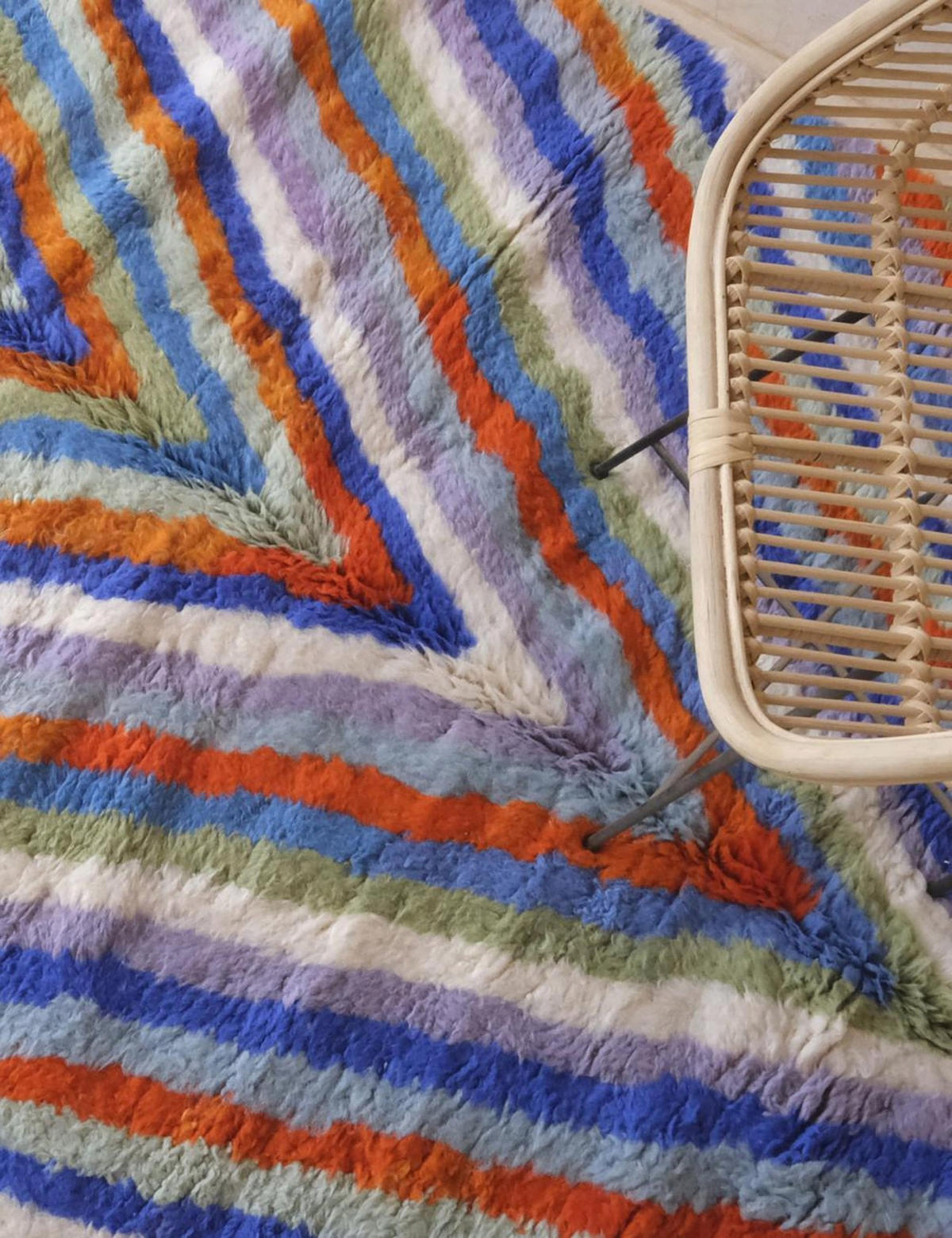 BERBERTEPPICH marokkanisch modern und bunt 200x 300 cm - Multicolor, Naturmaterialien (200/300cm) - AFK Living