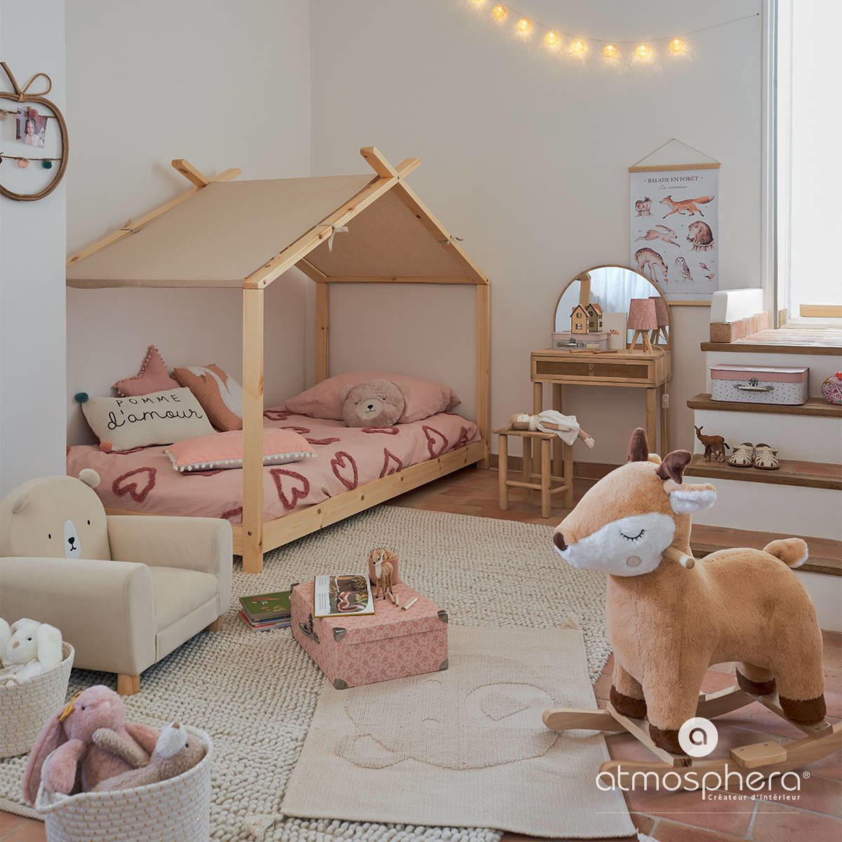 ZIERKISSEN 27 cm - Beige, Textil (27/27cm) - Atmosphera for kids
