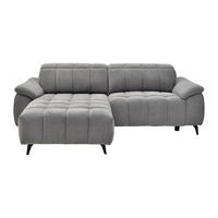 RELAXSOFA - 4 Personen - stoff - grau Celtimo - Grau, Textil/Metall (230/79/169cm) - Vente-Unique