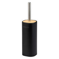 WC-GARNITUR FRAMURA, schwarz, Metall - Schwarz, Metall (9.5/37.5/9.5cm) - eluno