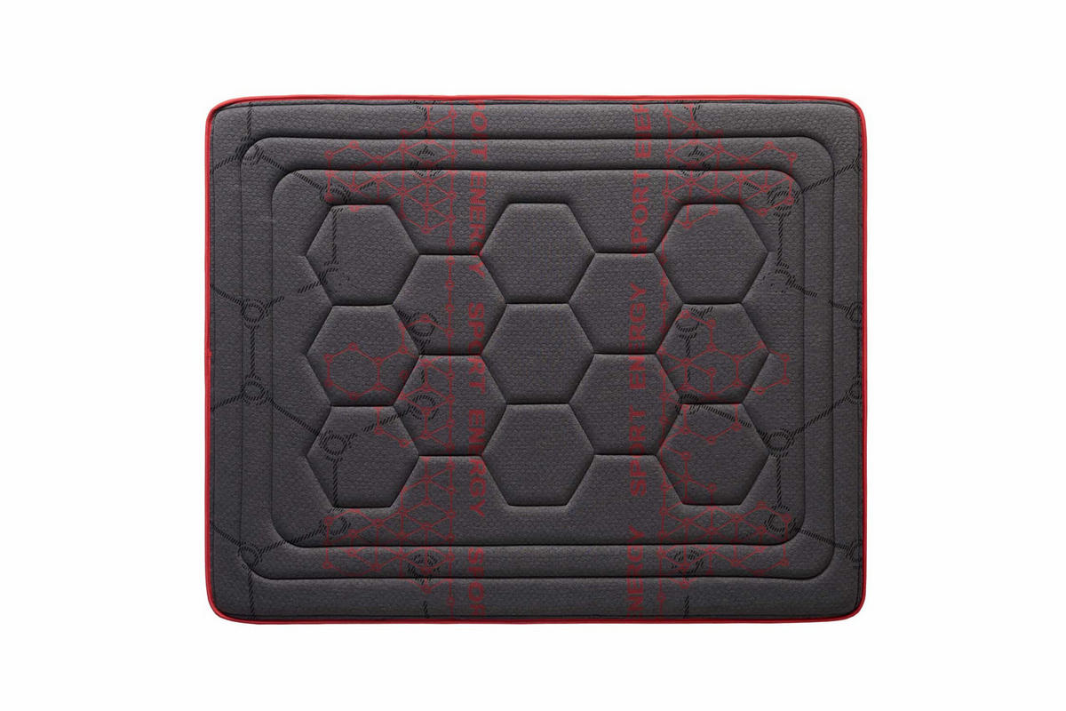 MATRATZE Hexaflex Moon 27cm., 180x200cm - Schwarz, Textil (180/200cm) - Moonia