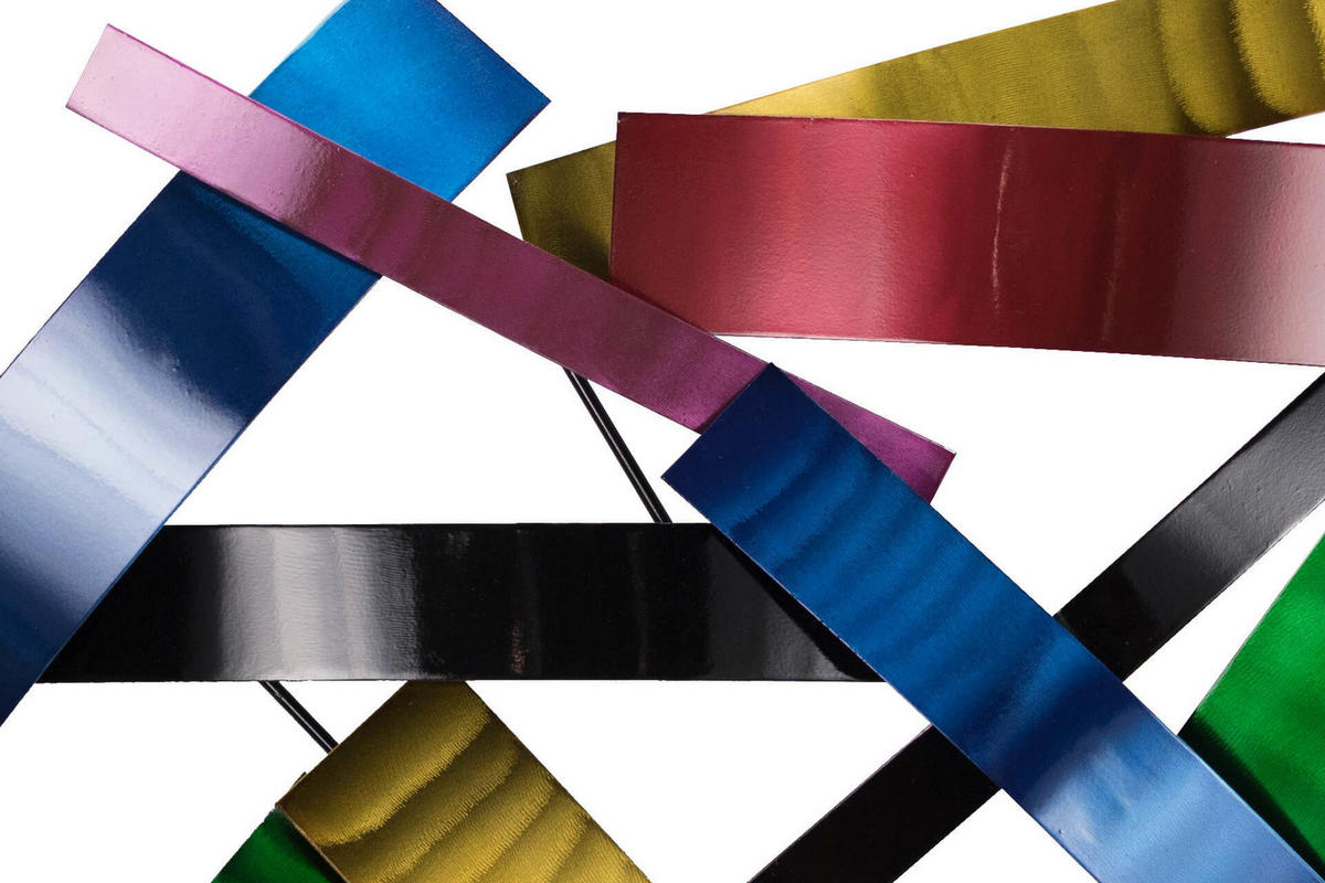WANDDEKO Bunt 106/70 cm - Multicolor, Metall (5.31/70/9cm) - KUNSTLOFT
