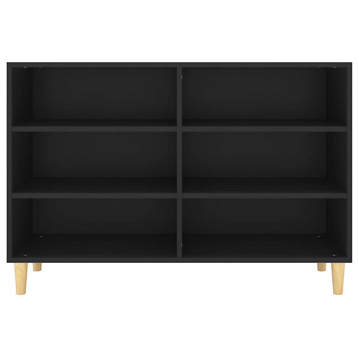 SIDEBOARD Schwarz 103,5/35/70 Cm Holzwerkstoff - Schwarz, Holz/Holzwerkstoff (103.5/70/35cm) - vidaXL