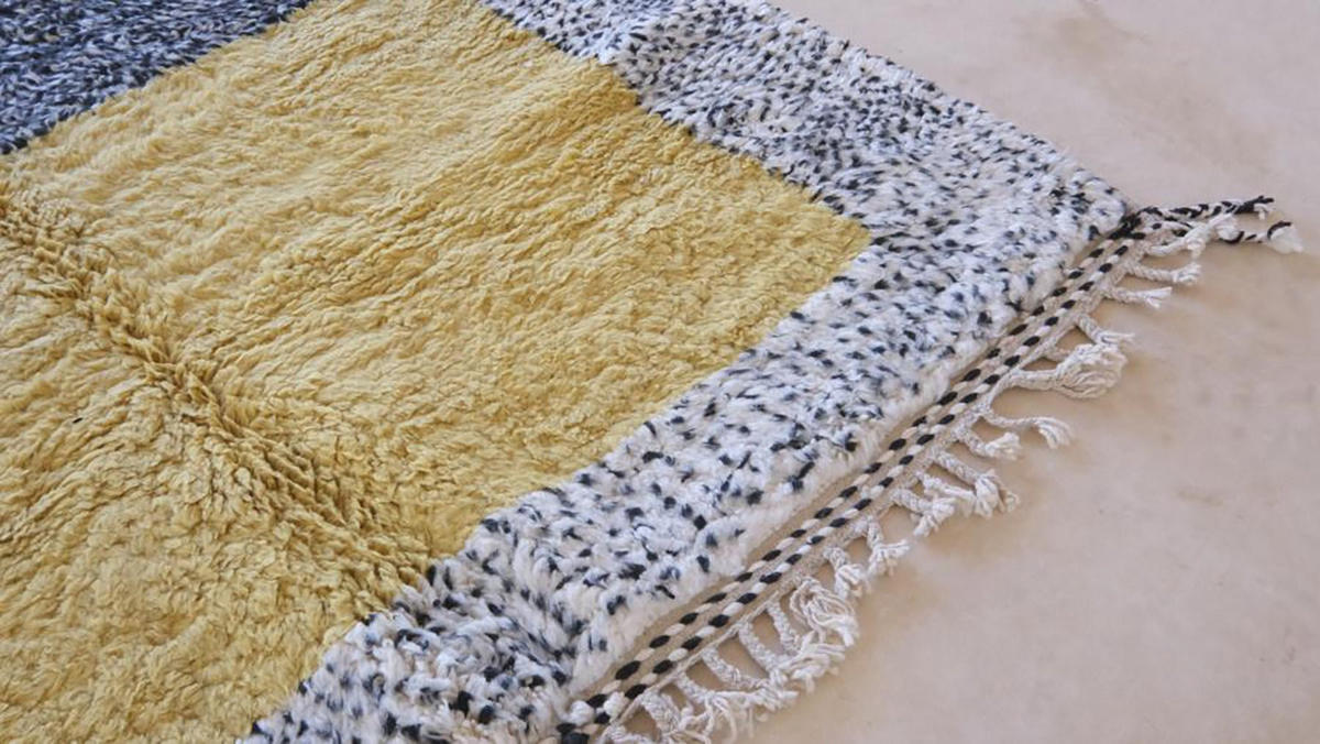 BERBERTEPPICH aus reiner Wolle 209x 300 cm - Grau, Naturmaterialien (209/300cm) - AFK Living