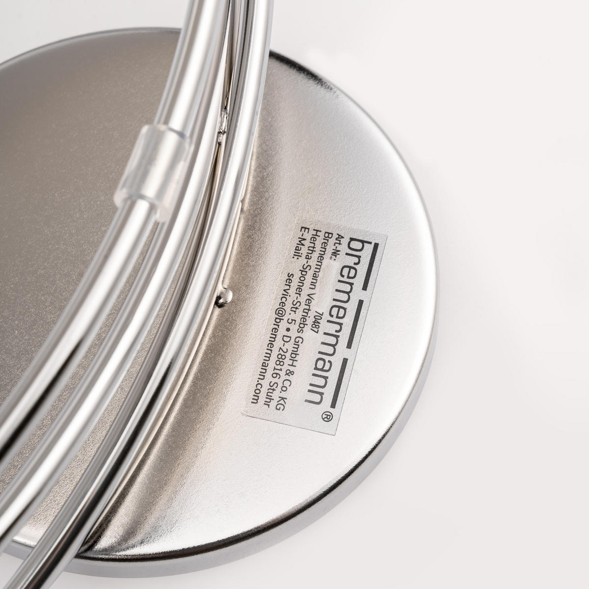 KERZENSTÄNDER, silber - Chromfarben, Metall (38/5.5/38cm) - bremermann