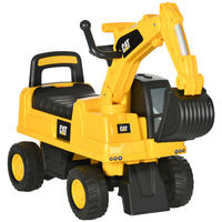 KINDER RUTSCHAUTO, Gelb, PP+ Metall - Gelb, Kunststoff (85/27.5/47.5cm) - HOMCOM