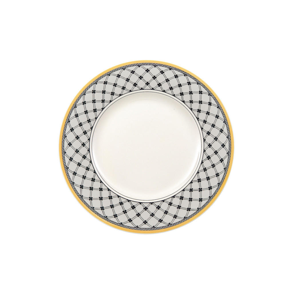 FRÜHSTÜCKSTELLER Audun Promenade weiß-grau-gelb ø 21,6 cm 6er Set - Gelb/Weiß, Keramik (21.6cm) - Villeroy & Boch