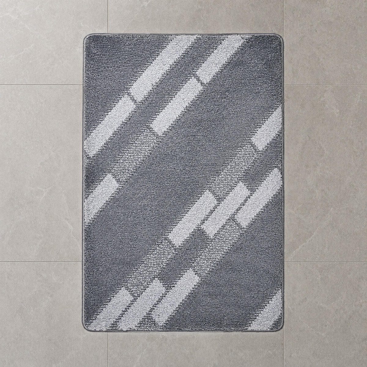 BADEMATTE 80/150cm GRAU - Grau, Textil (80/150cm) - ROLFNERS
