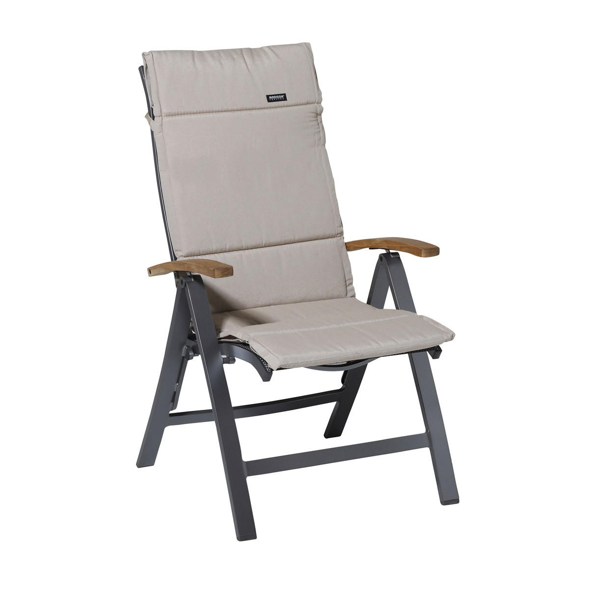 GARTENSTUHLKISSEN Panama 125/50 cm 4er-Set - Beige, Textil (50/3/125cm) - Madison