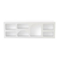 TV-BOARD - 160 cm x 40 cm - Holz, Platte - Weiß - LUELA - Weiß, Holz (160/51/40cm) - Vente-Unique