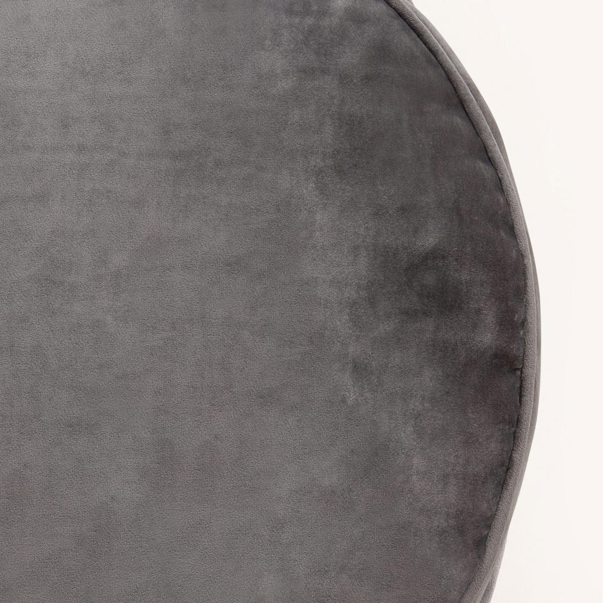 SITZPOUF Rund Milano - Grau, Kunststoff (55/35/55cm) - icon