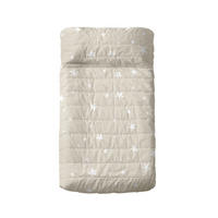 TAGESDECKE little star 100x130 cm (kinderbett) beige - Beige, Textil (100/130cm) - Happy Friday