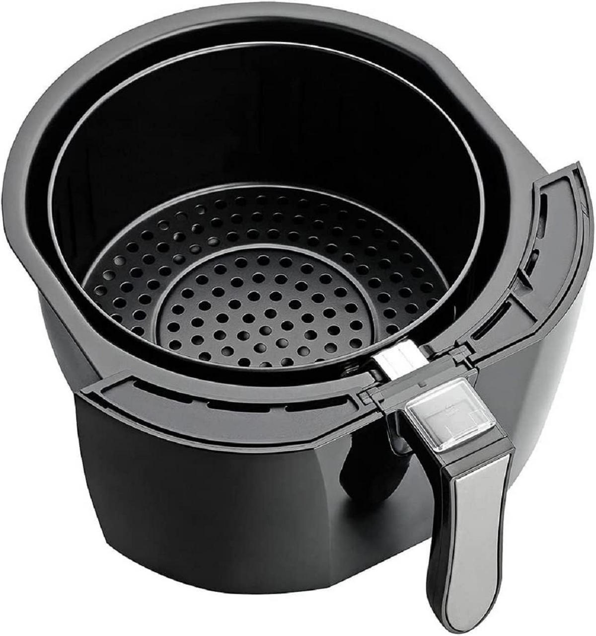 FRITTEUSE Alpina Schwarz 3L - Schwarz, Kunststoff (36.5/33.5/28.5cm) - Alpina