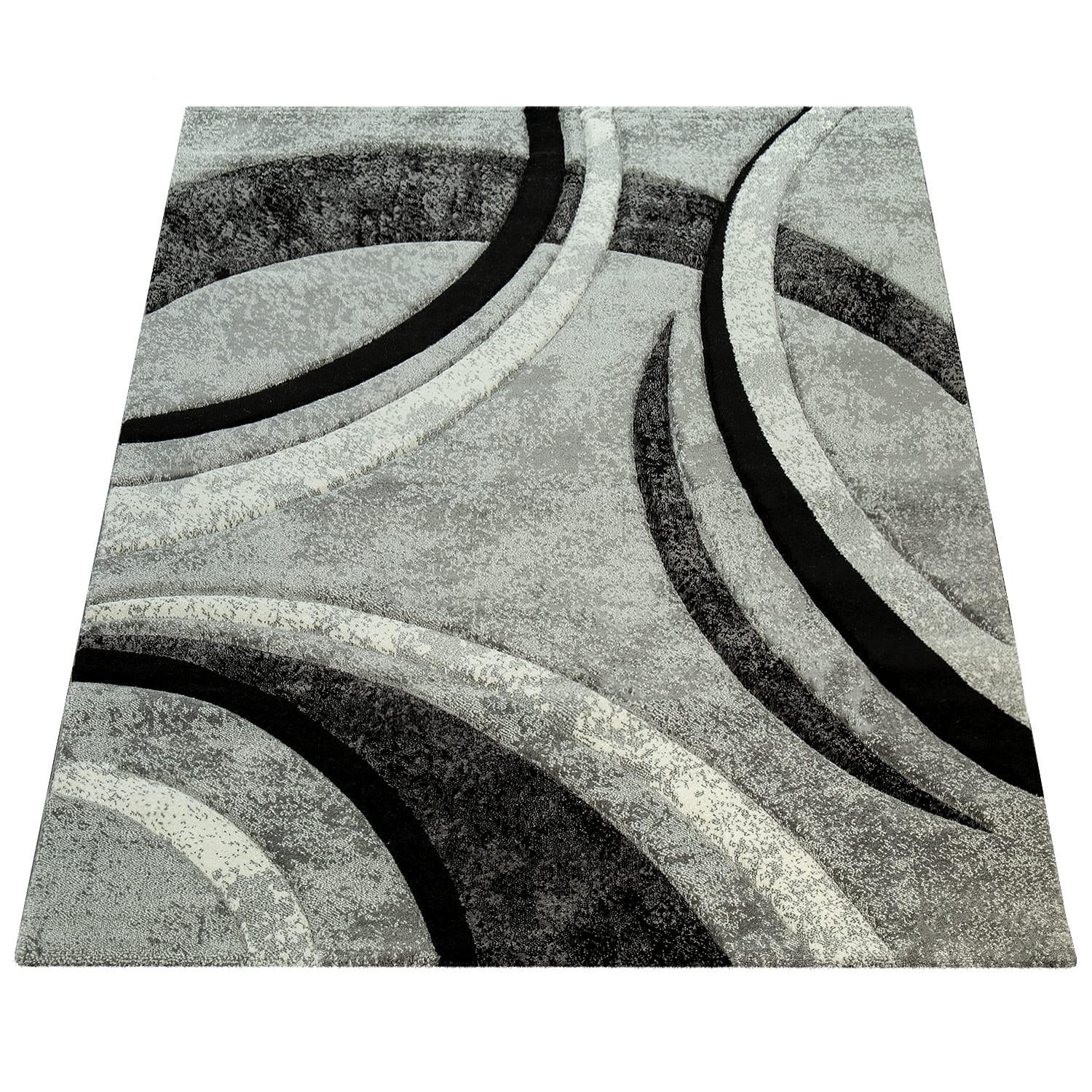 KURZFLORTEPPICH 80/150 cm Brilliance 758 - Grau, Kunststoff (80/150cm) - Paco Home